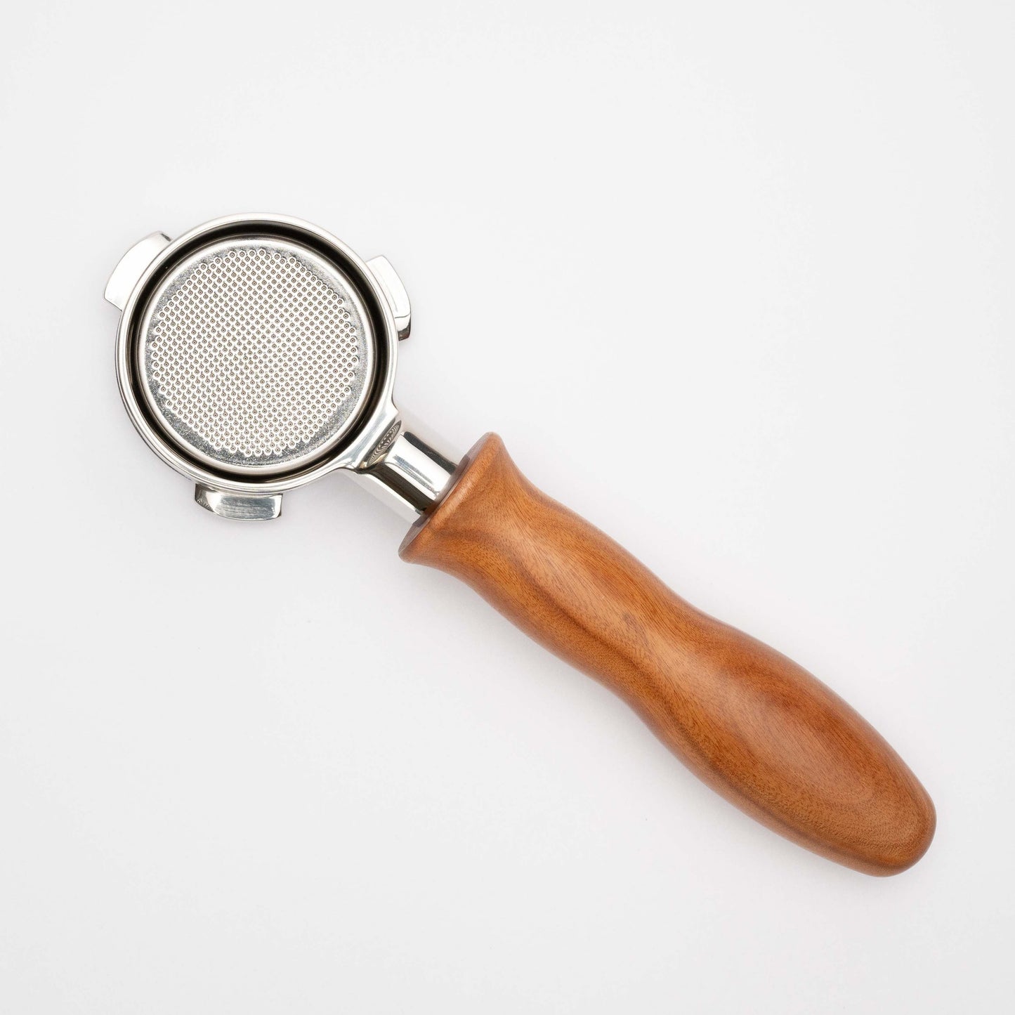 Breville 54mm Bottomless Portafilter (Rosewood) Ergonomic