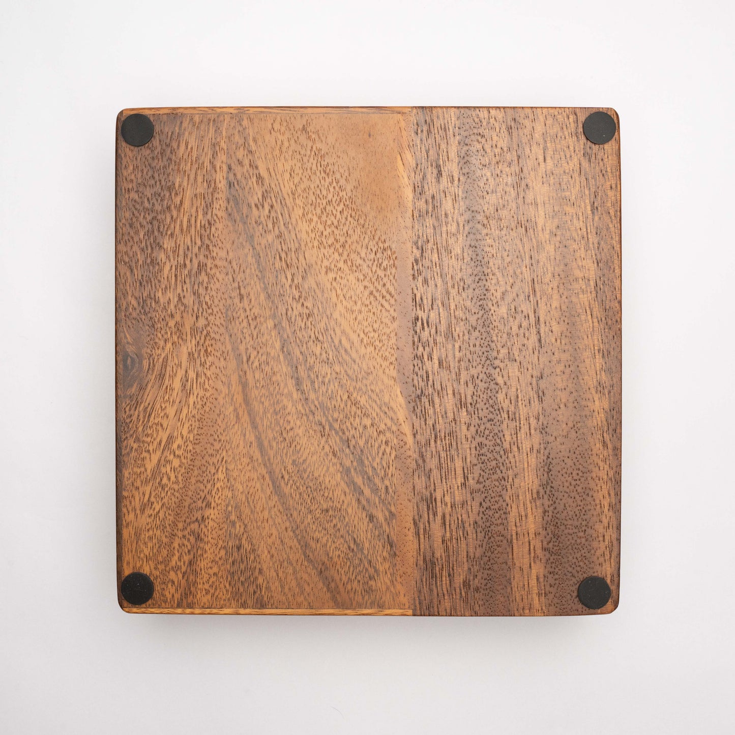 51-54mm Coffee Tamping Station & Knock Box (Walnut/Beechwood)