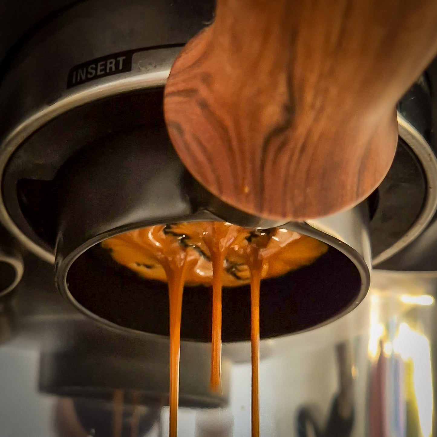 KitchenAid 58mm Bottomless Portafilter (Black/Rosewood)