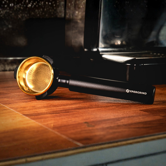 Hypergrind Black & Gold Bottomless Precision Kit (De'Longhi/SMEG 51mm)